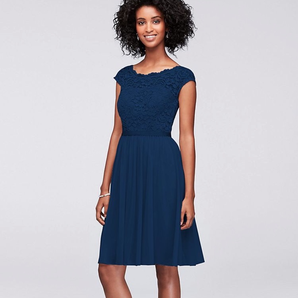 David’s Bridal F17019 Marine